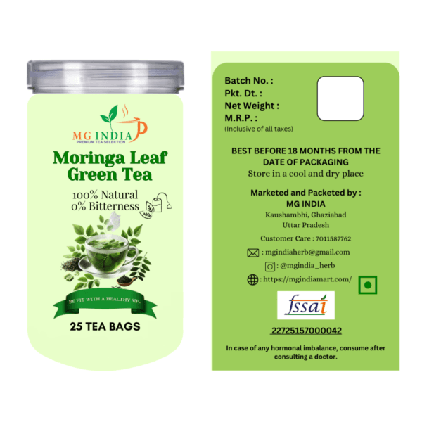 moringa leaf green tea